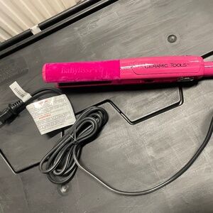 Babyliss Pro Ceramic Tools Ceramic Flat micro crimp Iron Pink